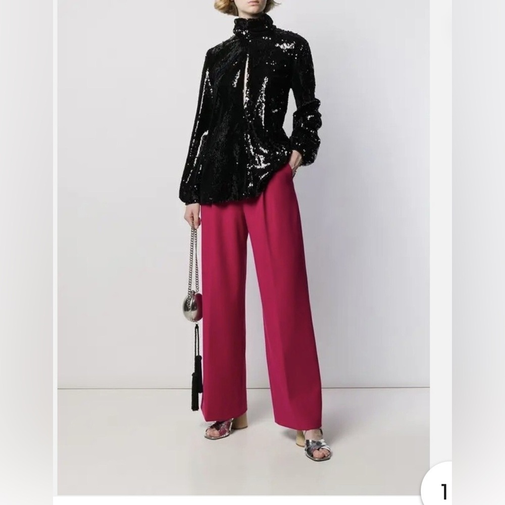 RACIL
BLACK SEQUINED BLOUSE